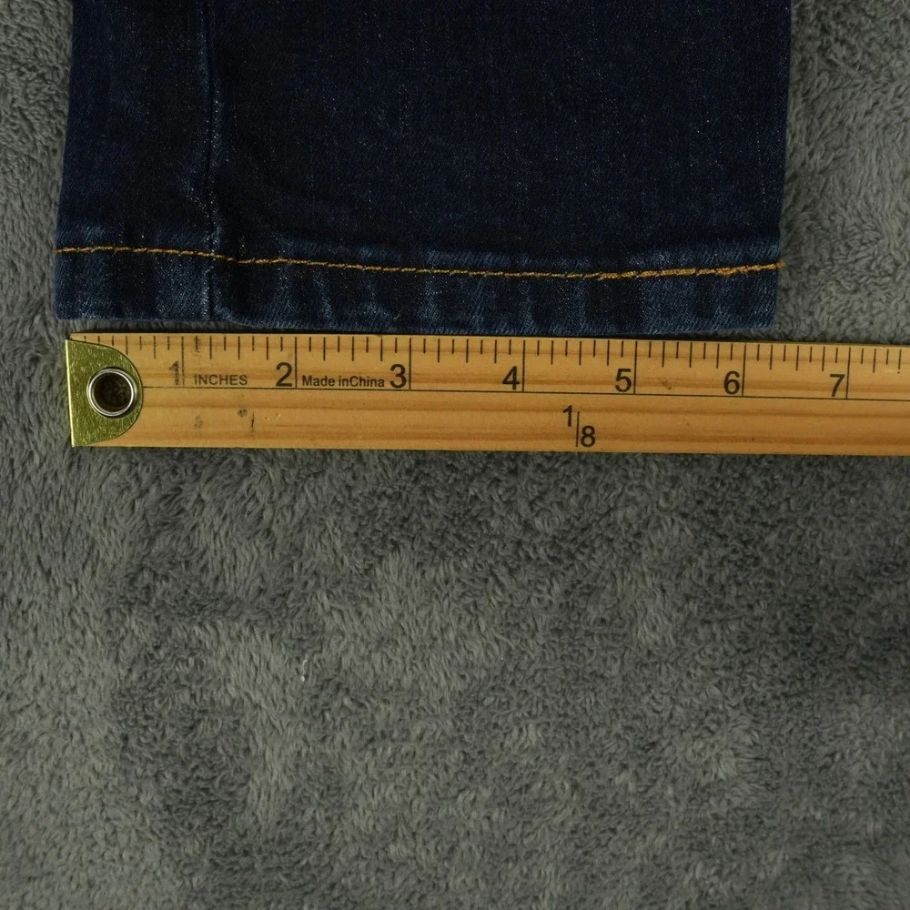 Levi's 502 Taper Jeans Mens Fits 31x28 Dark Blue Regular Taper Stretch Denim